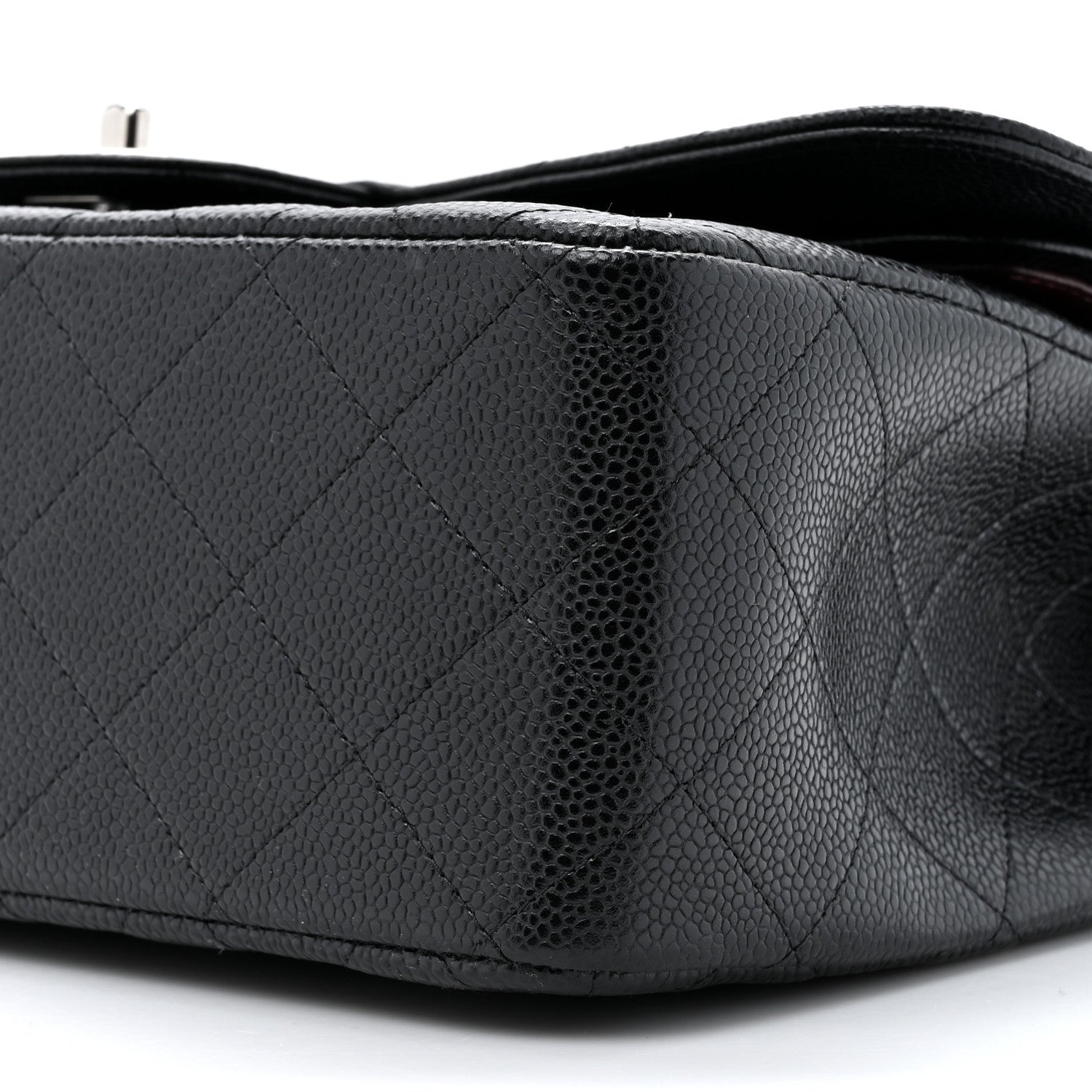 Chanel Caviar Quilted Jumbo Double Flap Black 9 of 11