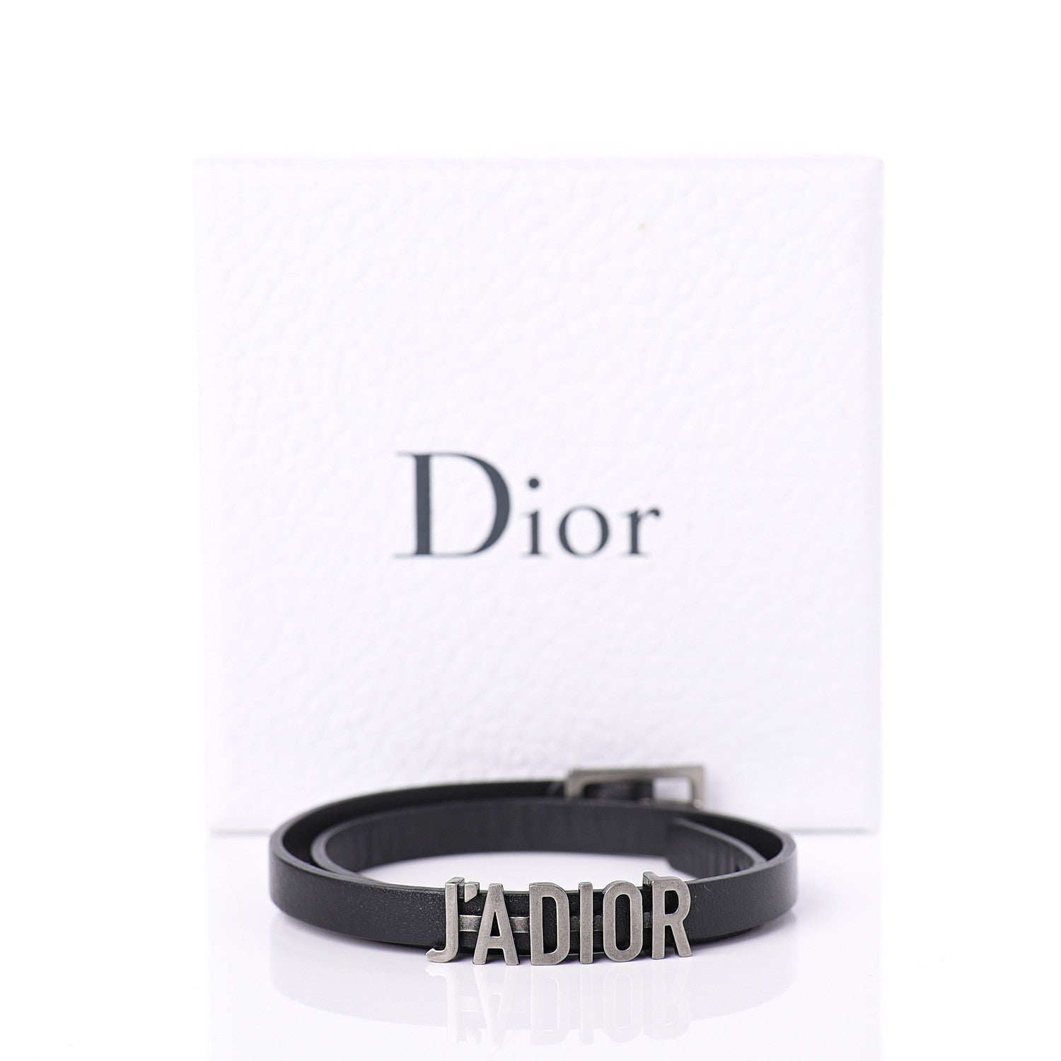 Christian Dior Calfskin J'adior Double Bracelet Black 5 of 5