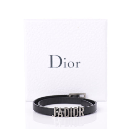 Christian Dior Calfskin J'adior Double Bracelet Black 5 of 5