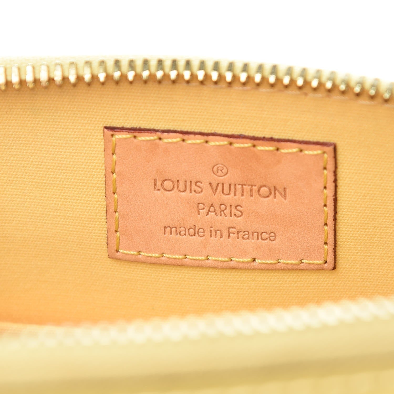 Louis Vuitton Vernis Alma BB Citrine 6 of 12