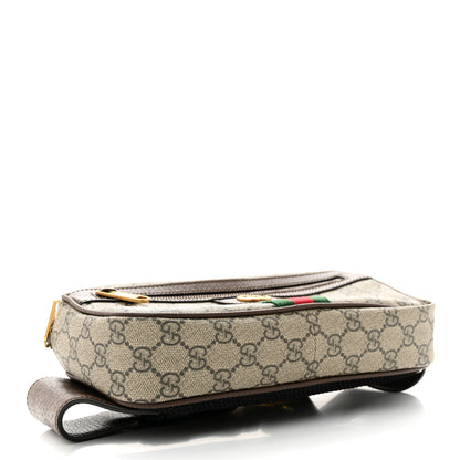 Gucci Soft GG Supreme Monogram Medium Ophidia Belt Bag Dark Brown 4 of 11