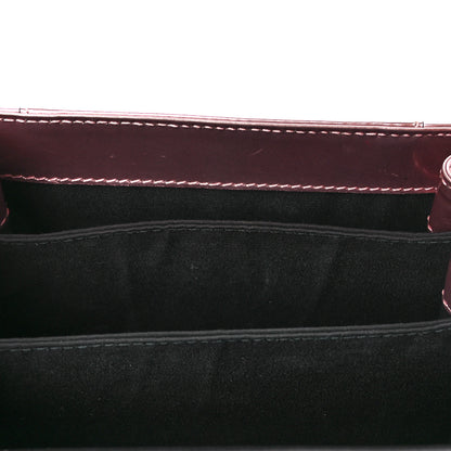 Bulgari Metallic Calfskin Serpenti Forever Top Handle Rose Quartz 12 of 12