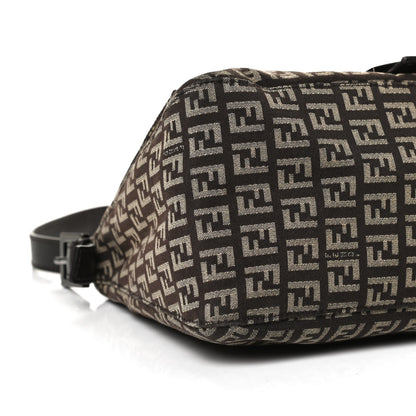 Fendi Zucchino Vitello Mama Baguette Testa di Moro Beige 9 of 10