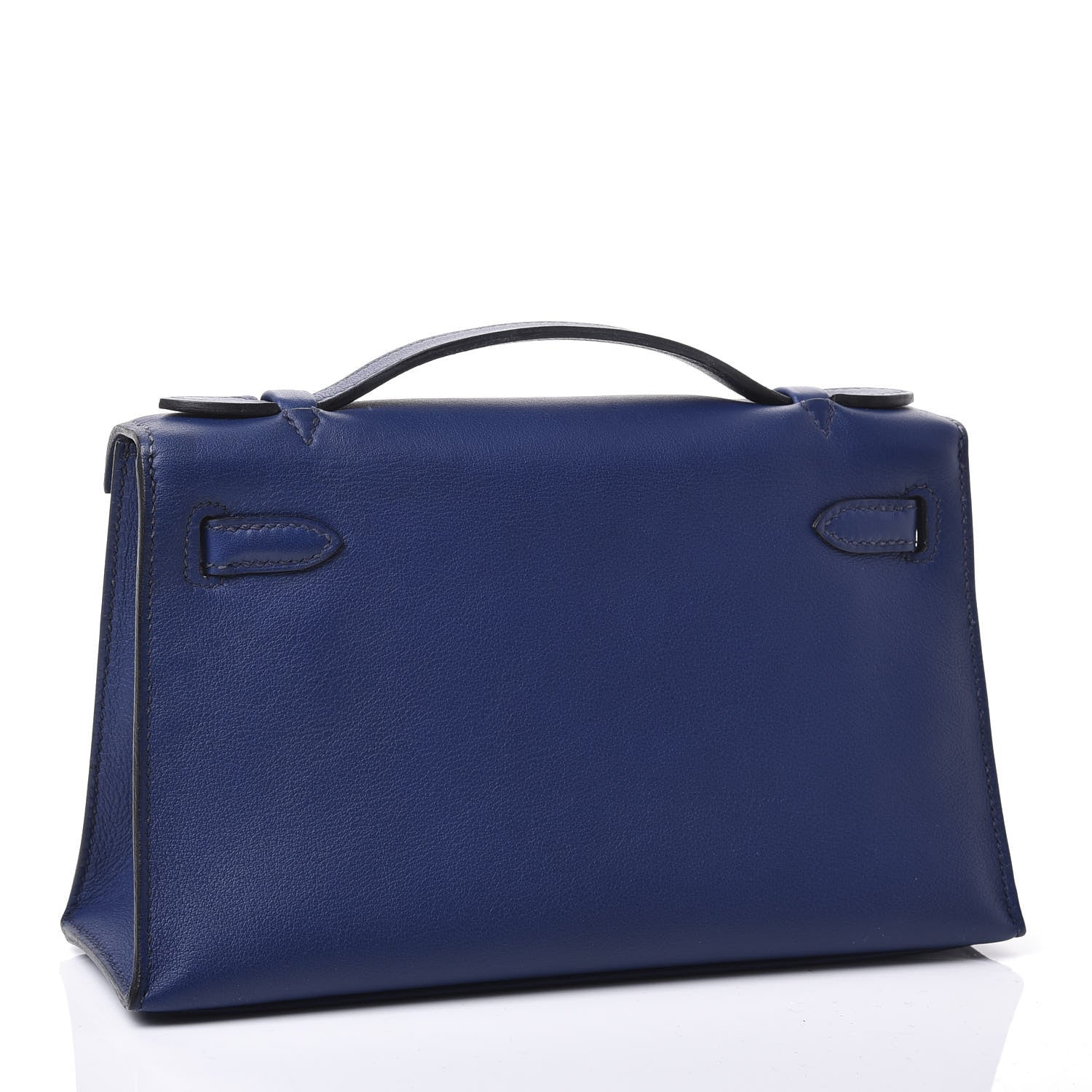 Hermes Swift Kelly Pochette Clutch Bleu Saphir 2 of 8