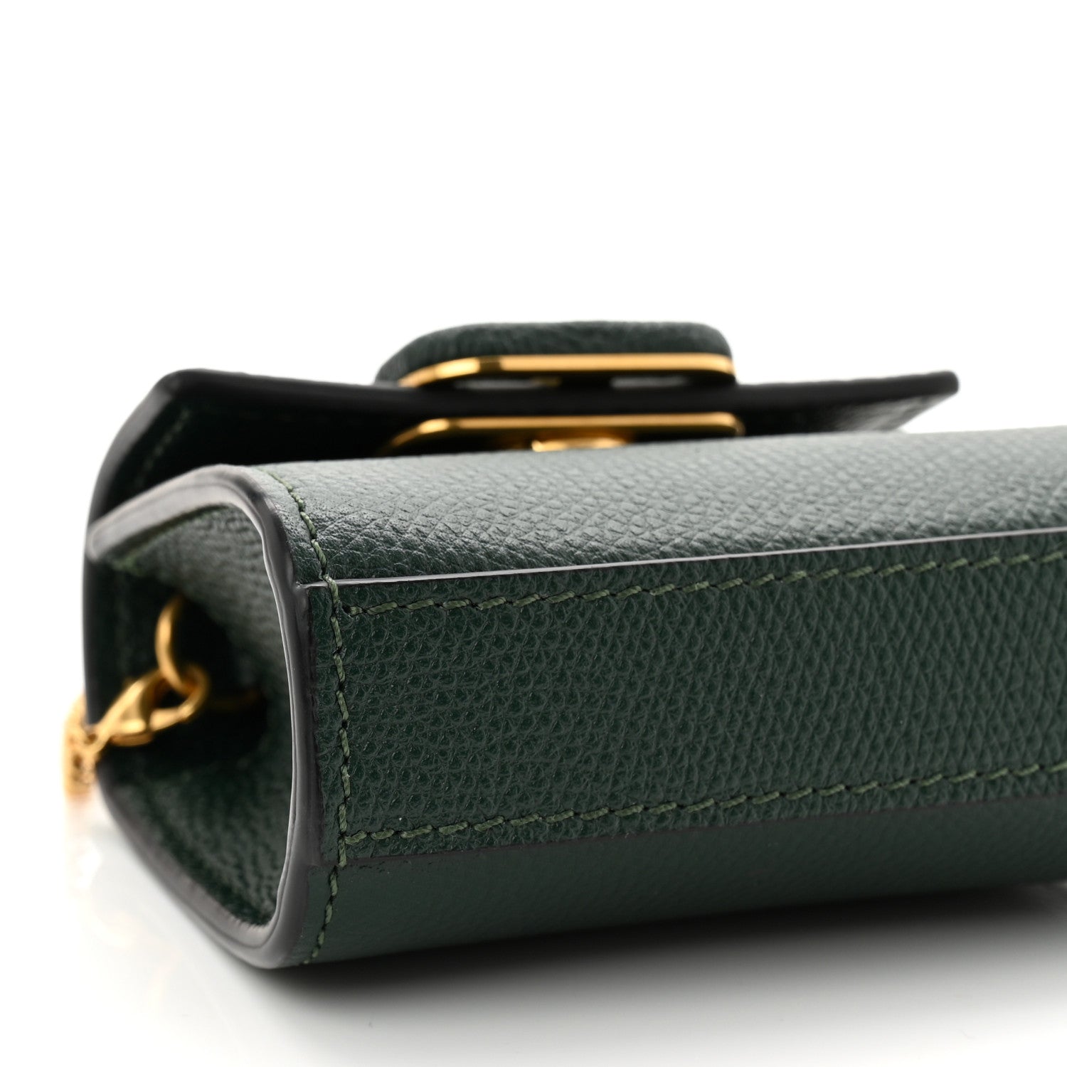 Valentino Garavani Calfskin Micro VSling Top Handle Shoulder Bag  Green 8 of 9
