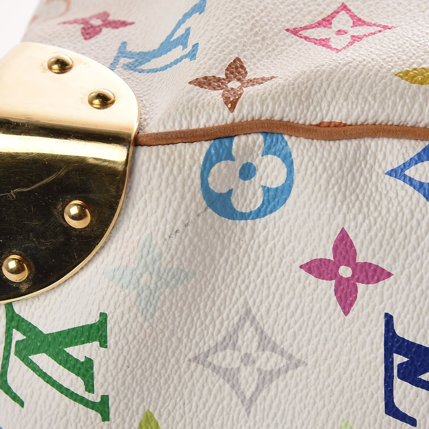Monogram Multicolor Speedy 30 White