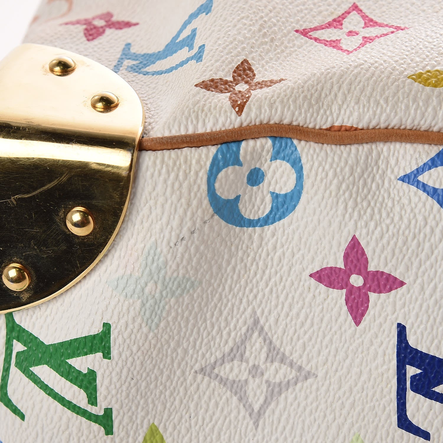 Louis Vuitton Monogram Multicolor Speedy 30 White 10 of 24