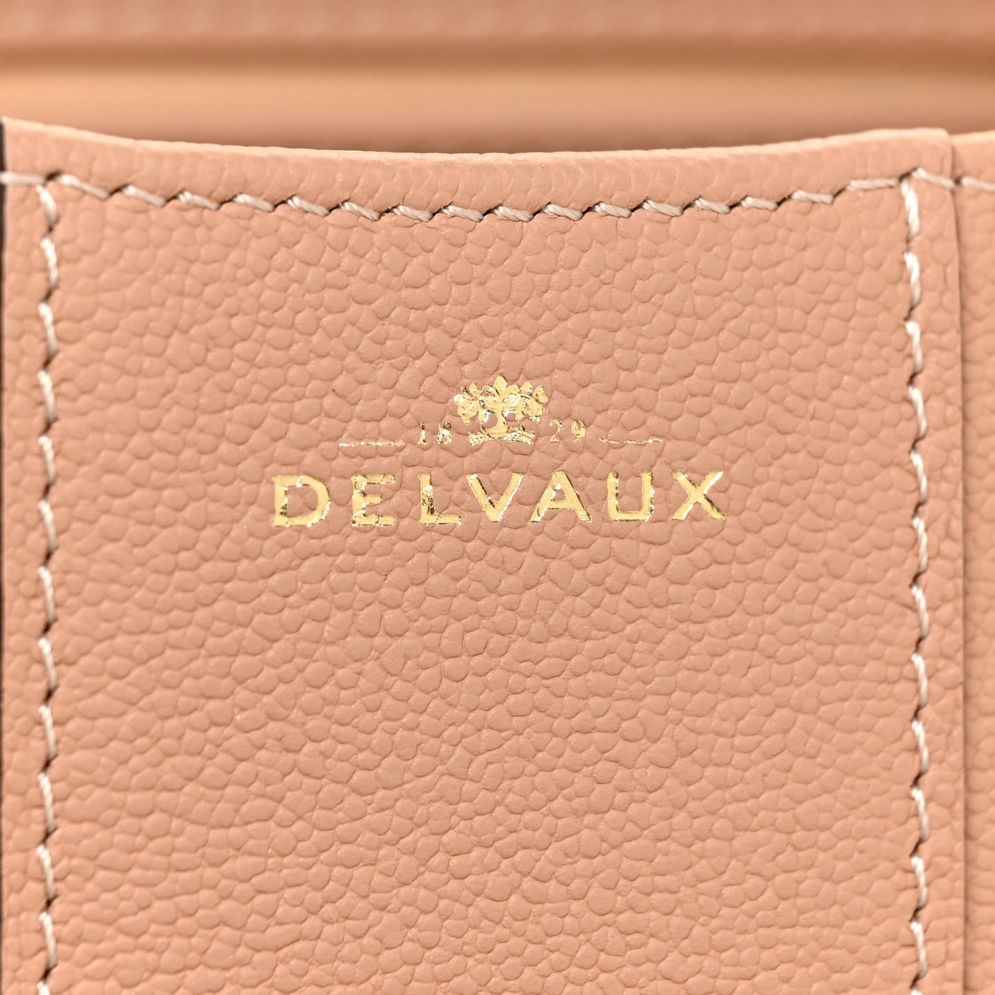 Grained Calfskin Mini Brillant Satchel Nude