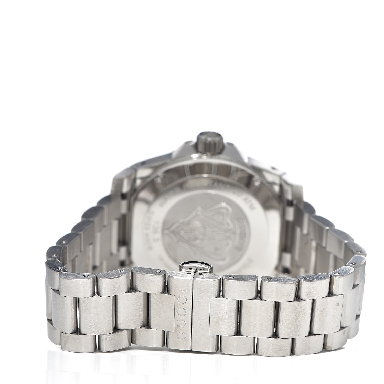 Gucci Stainless Steel 40mm Dive Quartz Watch White 4 of 8