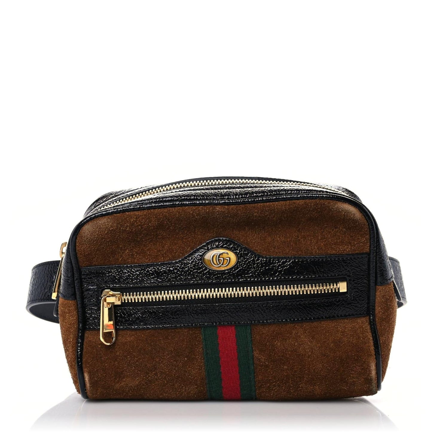 Suede Small Ophidia Belt Bag 75 30 Brown