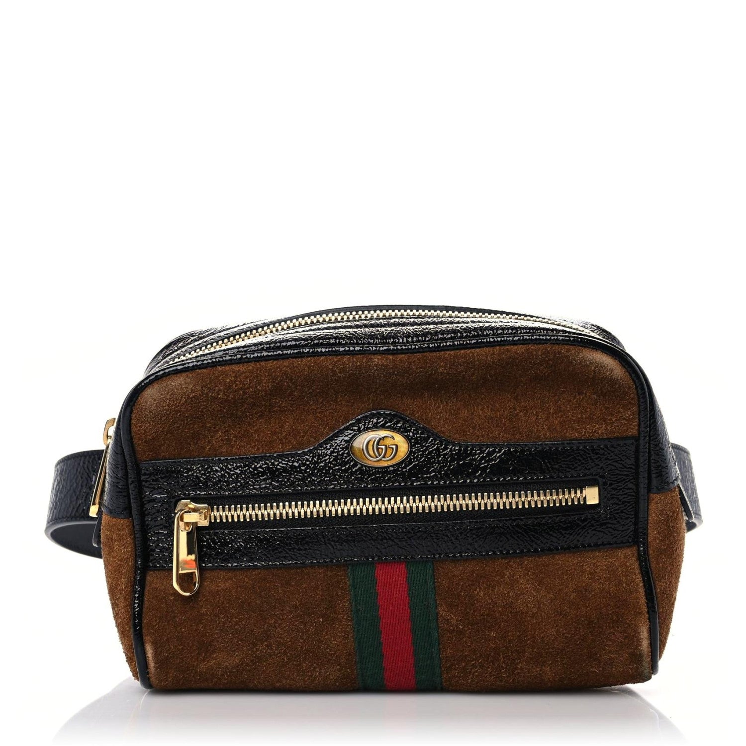 Gucci Suede Small Ophidia Belt Bag 75 30 Brown 1 of 11