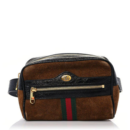 Gucci Suede Small Ophidia Belt Bag 75 30 Brown 1 of 11