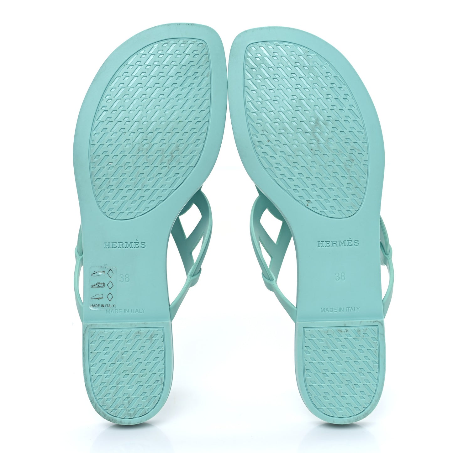 Rubber Womens Egerie Sandals 38 Vert Embrun