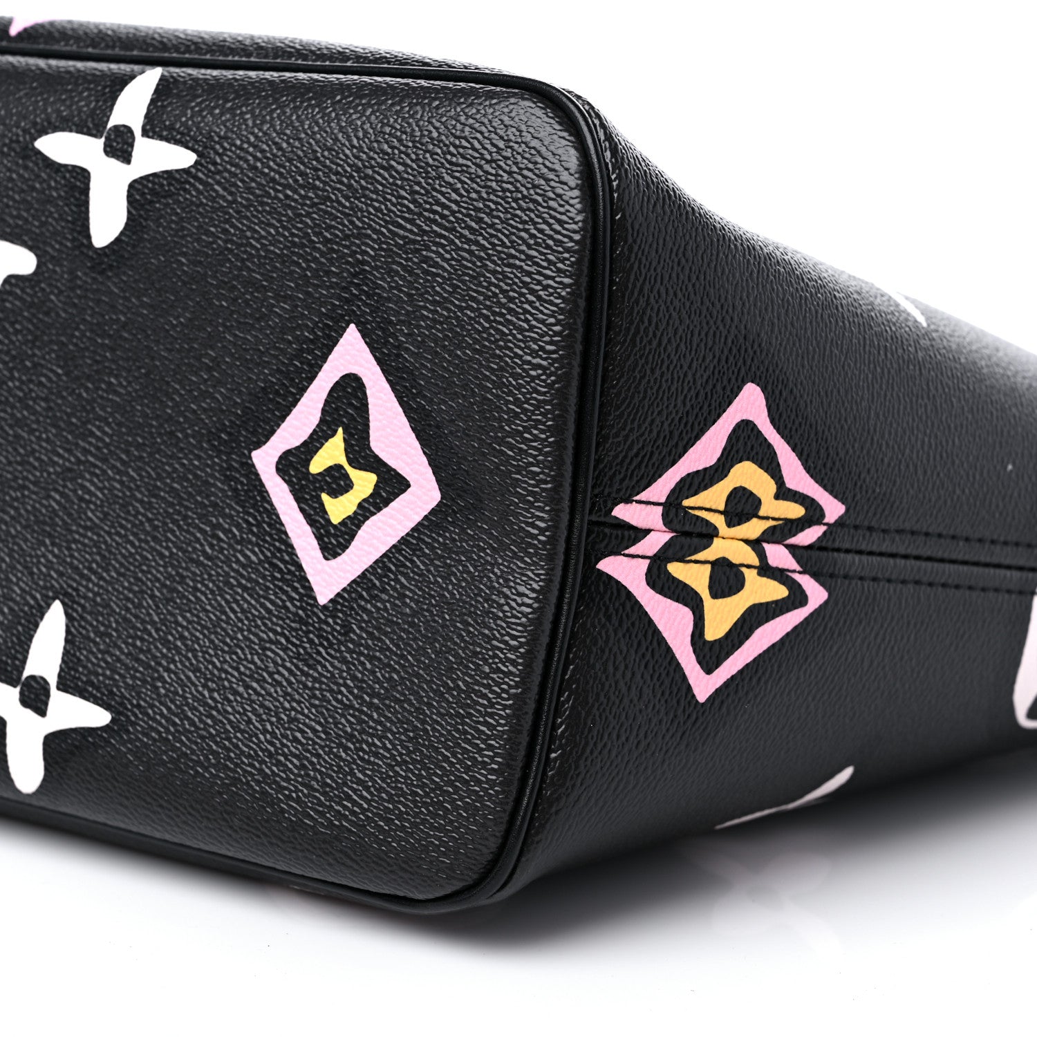 Louis Vuitton Monogram Giant Wild At Heart Neverfull MM Black 8 of 9