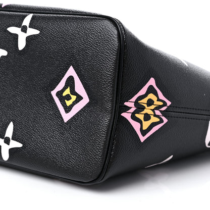 Louis Vuitton Monogram Giant Wild At Heart Neverfull MM Black 8 of 9