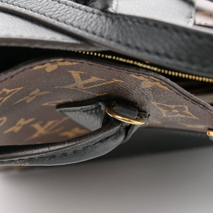 Louis Vuitton Calfskin Monogram Kimono Tote PM Black 12 of 13