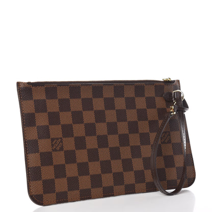 Louis Vuitton Damier Ebene Neverfull MM GM Pochette 3 of 8