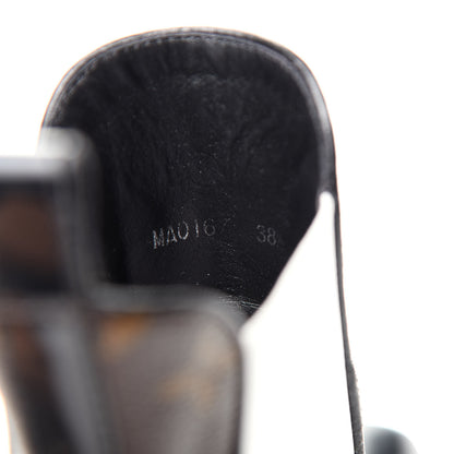 Louis Vuitton Patent Monogram Limitless Ankle Boots 38.5 Black 10 of 11