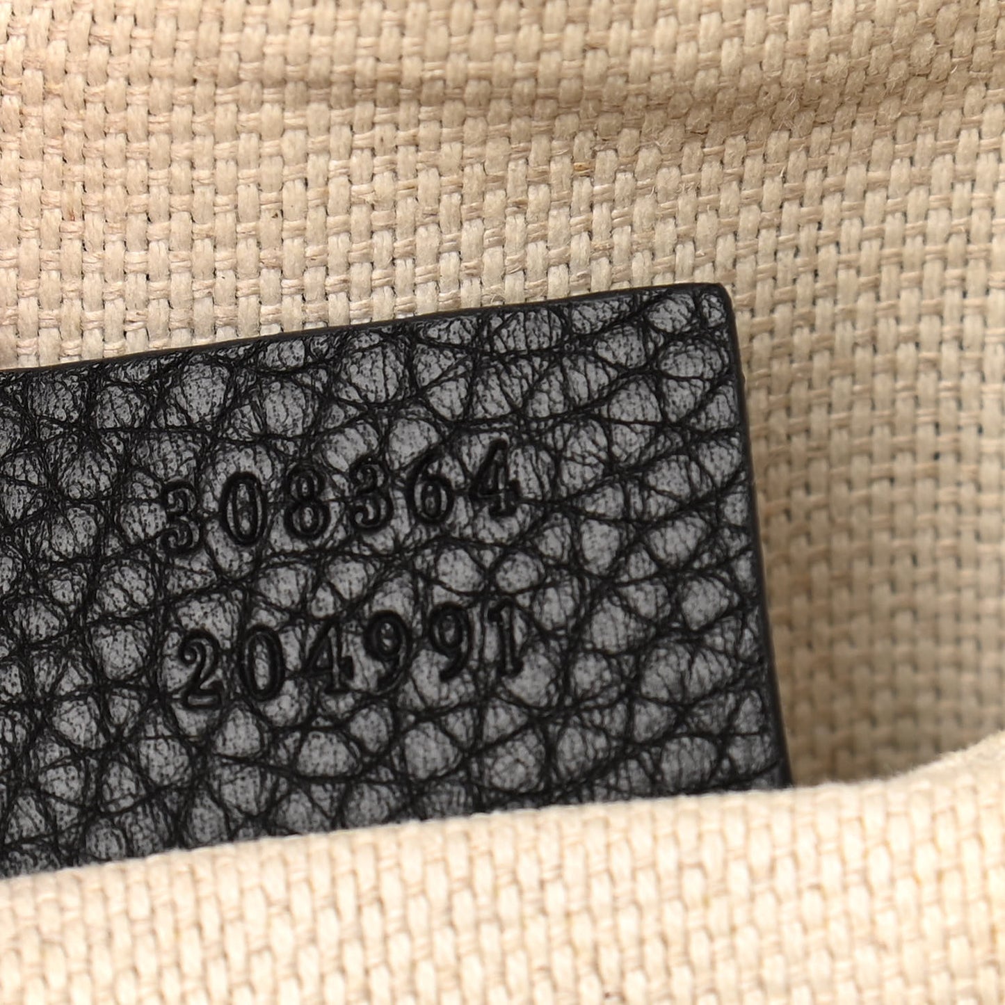 Pebbled Calfskin Small Soho Disco Bag Black