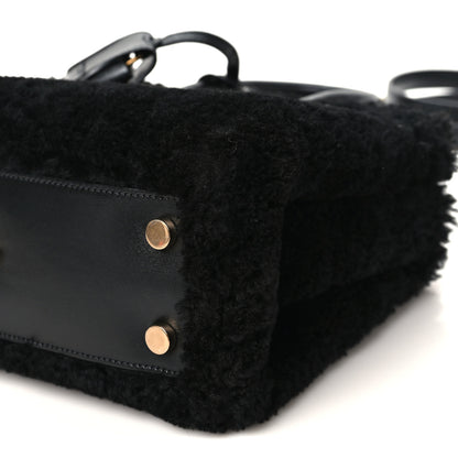 Saint Laurent Shearling Nano Sac De Jour Black 8 of 8