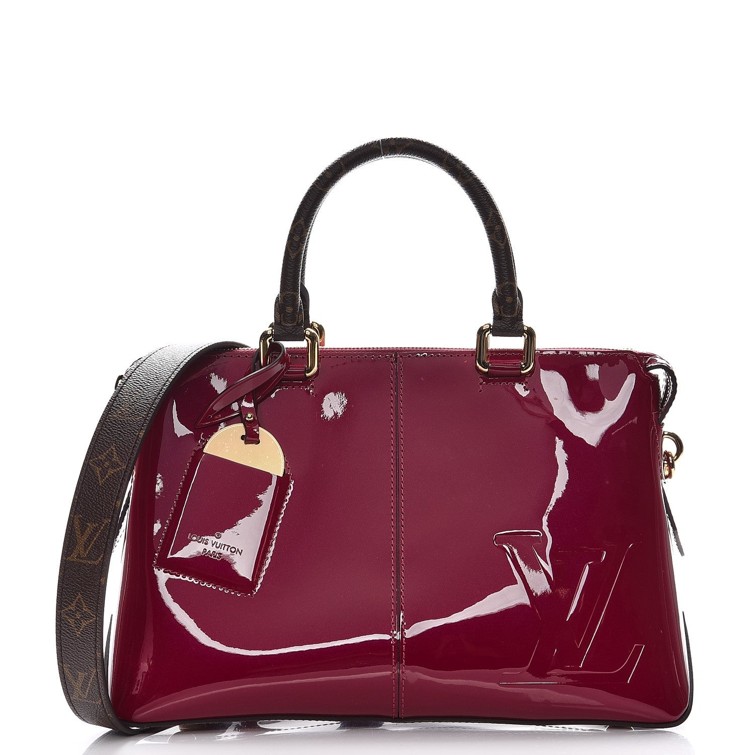 Louis Vuitton Patent Calfskin Miroir Tote Magenta 1 of 8