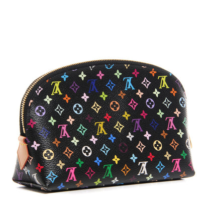 Louis Vuitton Monogram Multicolor Cosmetic Pouch Black Grenade 3 of 7