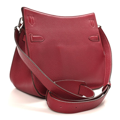 Hermes Taurillon Clemence Jypsiere 28 Rubis 3 of 10