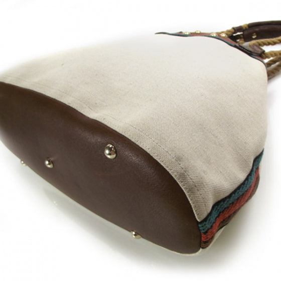 Canvas Rope Beach Bag