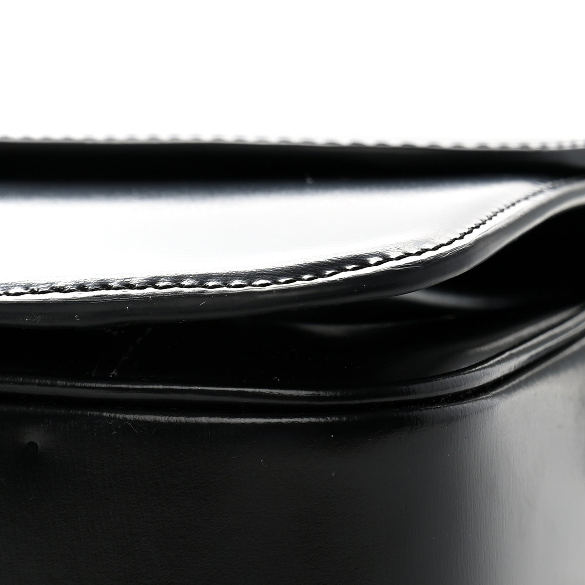 Celine Shiny Calfskin Medium Triomphe Black 11 of 11