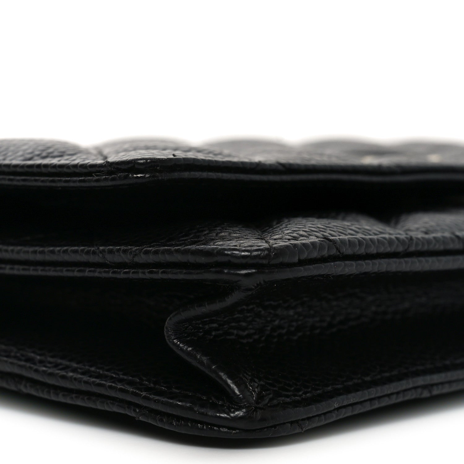 Chanel Caviar Quilted Wallet on Chain WOC Black 10 of 12