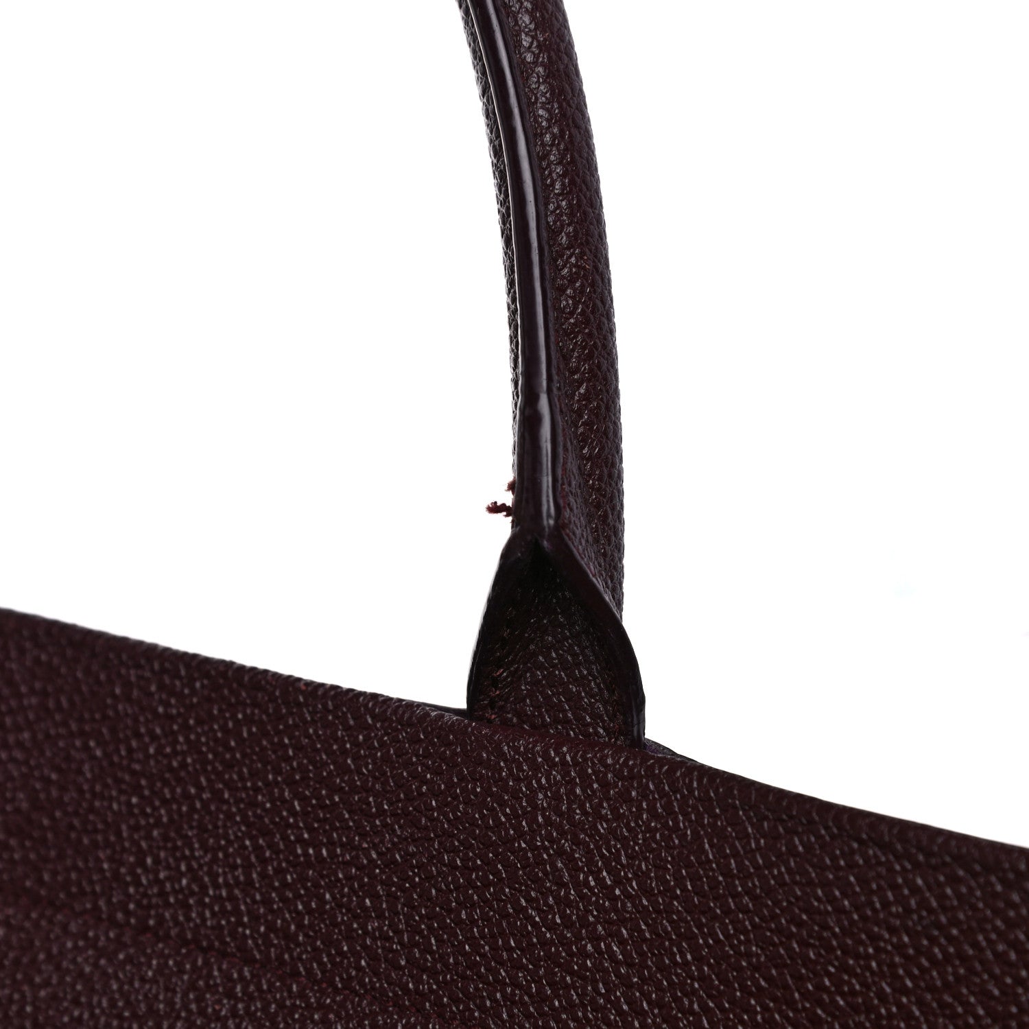 Saint Laurent Grained Calfskin Medium Cabas Rive Gauche Amaranto 28 of 29