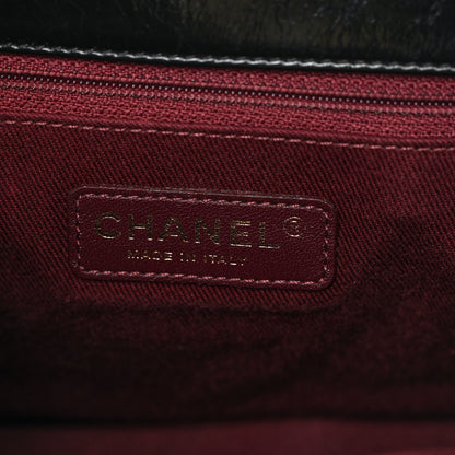 Chanel Glazed Calfskin Quilted Perfect Edge Tote Black 6 of 10