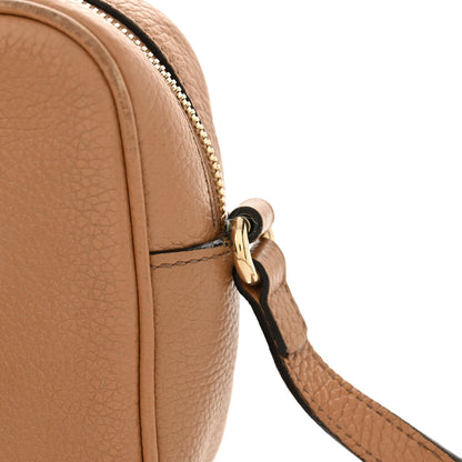 Gucci Pebbled Calfskin Small Soho Disco Bag Camelia 16 of 20