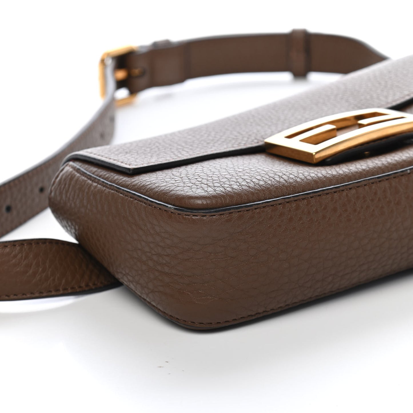 Cuoio Romano Baguette Hip Belt Bag Mud