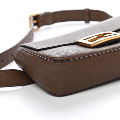 Fendi Cuoio Romano Baguette Hip Belt Bag Mud 8 of 9