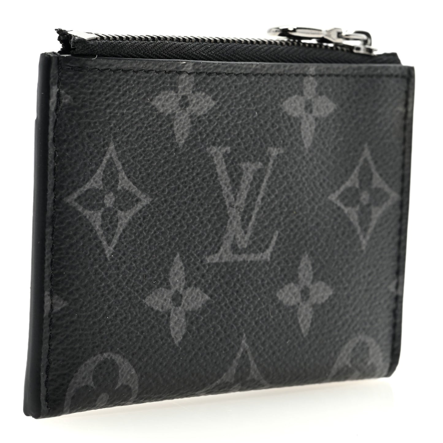 Monogram Eclipse Zipped Card Holder Black
