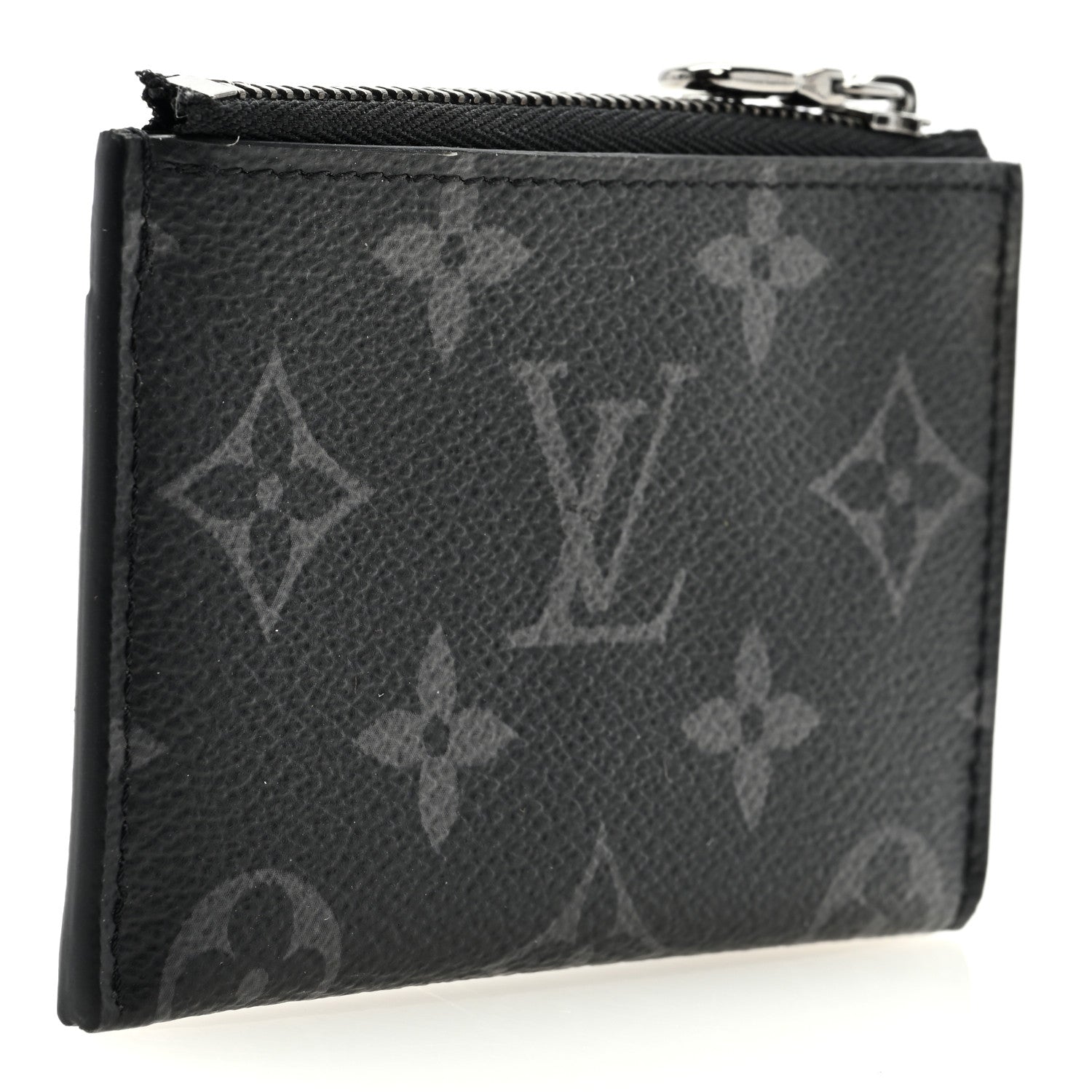 Louis Vuitton Monogram Eclipse Zipped Card Holder Black 3 of 6
