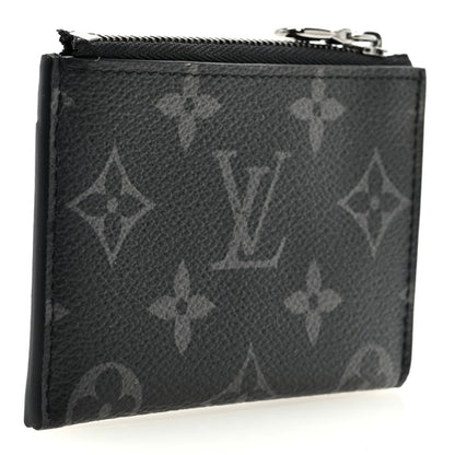 Louis Vuitton Monogram Eclipse Zipped Card Holder Black 3 of 6