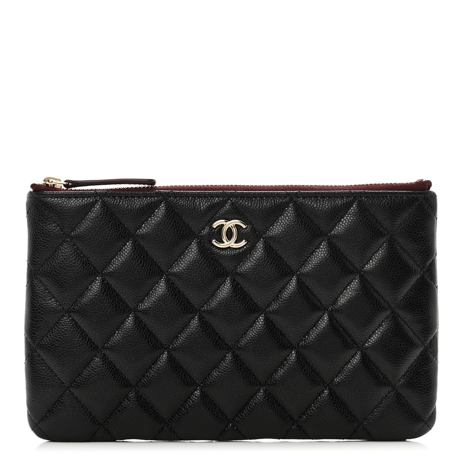 Chanel Caviar Quilted Cosmetic Case Black 1 of 8