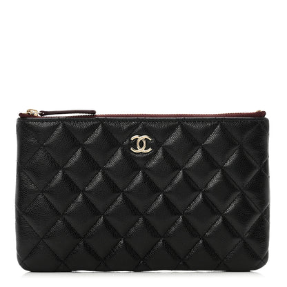 Chanel Caviar Quilted Cosmetic Case Black 1 of 8
