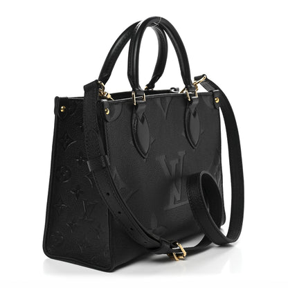 Louis Vuitton Empreinte Monogram Giant Onthego BB Black 3 of 9