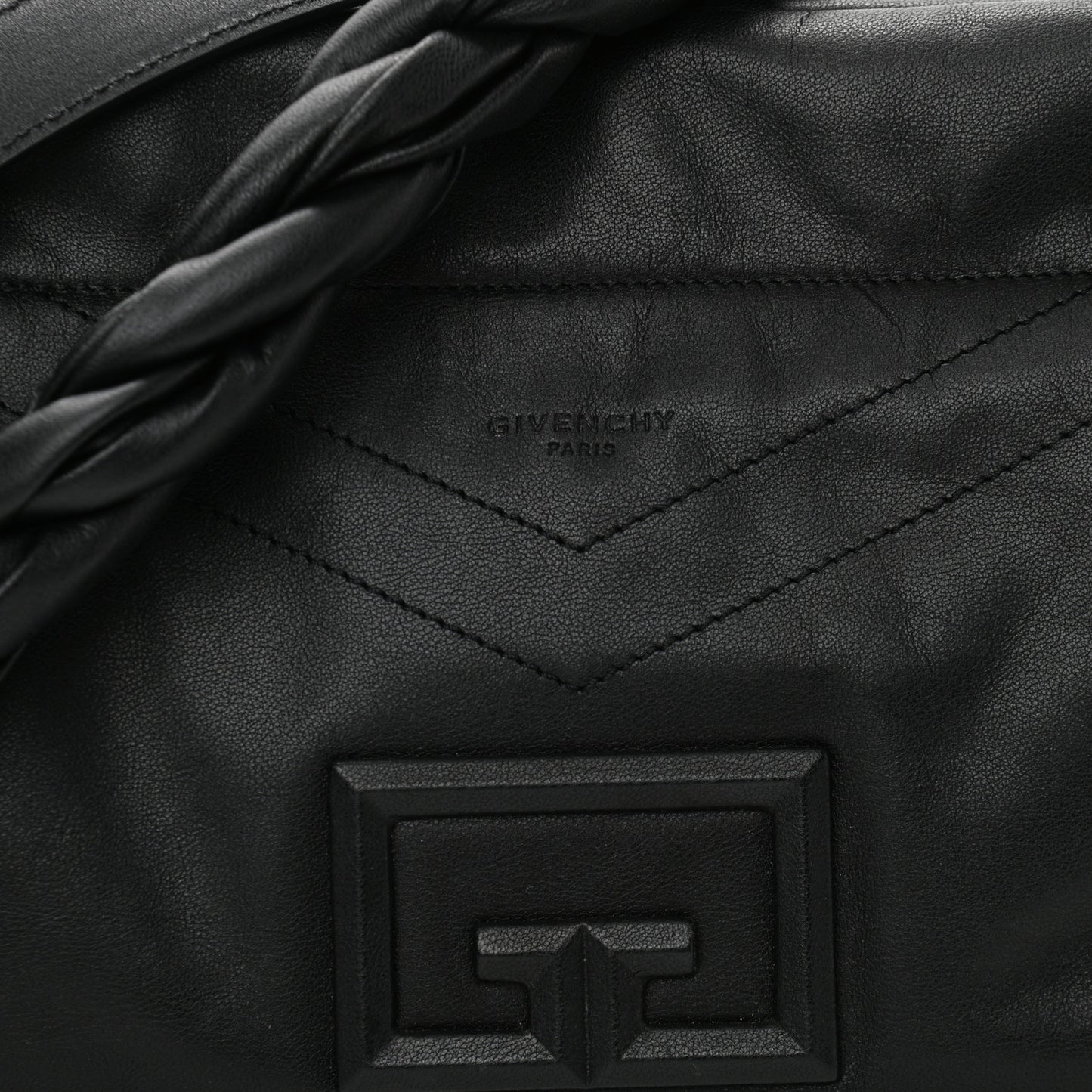 Calfskin Medium ID93 Satchel Black