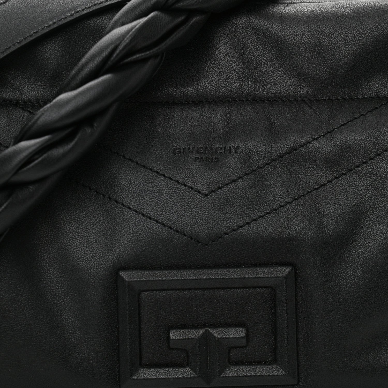 Givenchy Calfskin Medium ID93 Satchel Black 6 of 9