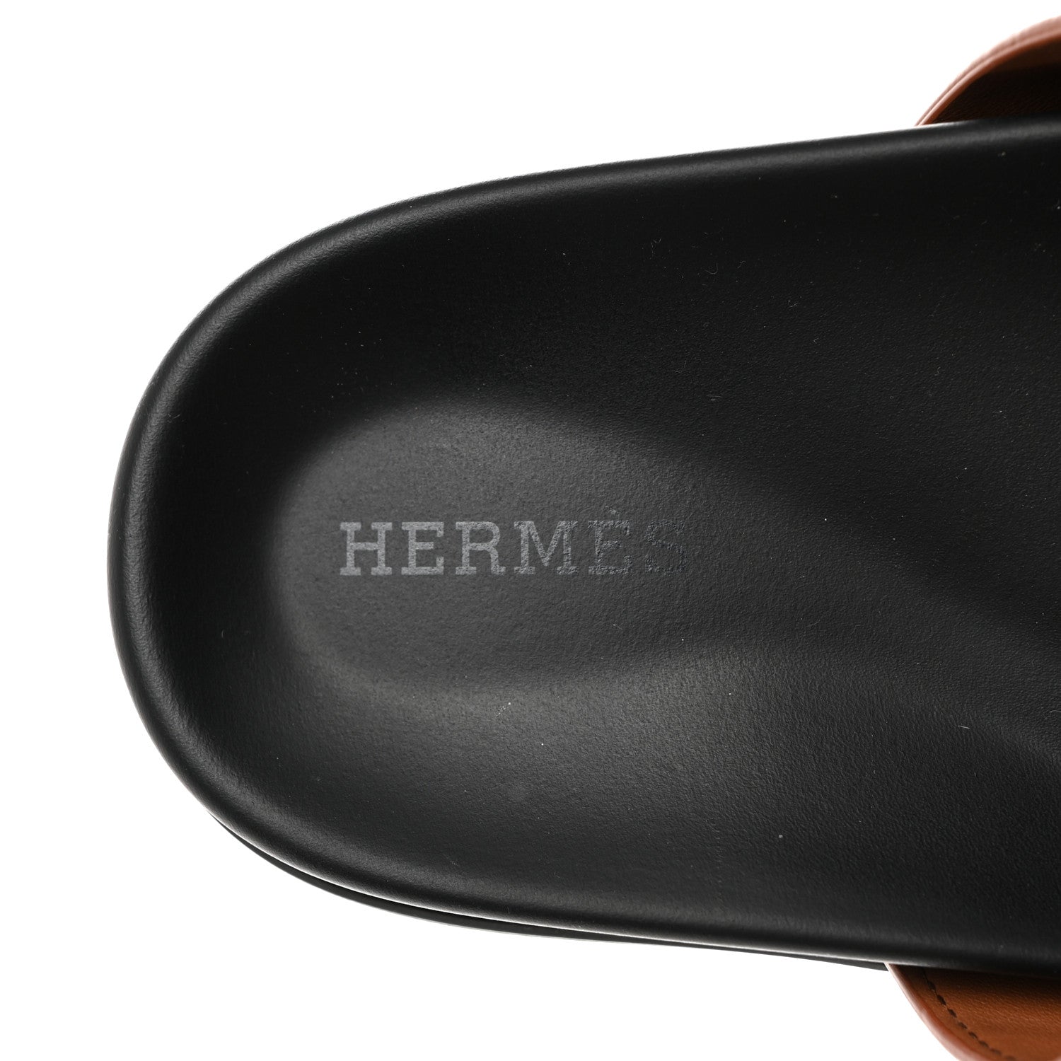 Hermes Epsom Womens Chypre Sandals 38 Natural 6 of 11