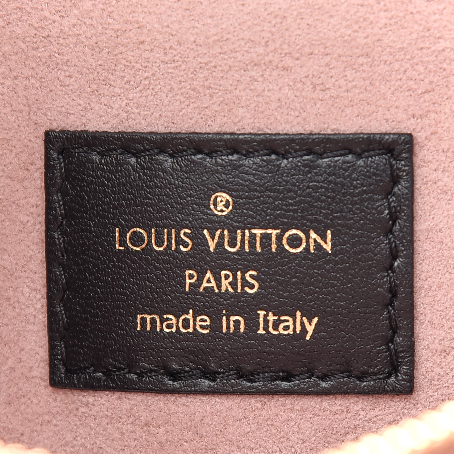 Louis Vuitton Lambskin Embossed Monogram Coussin PM Black 6 of 8