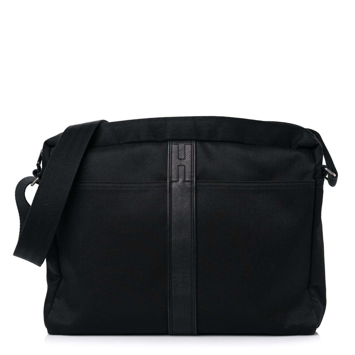 Hermes Toile Acapulco Vassus Messenger Black 1 of 10