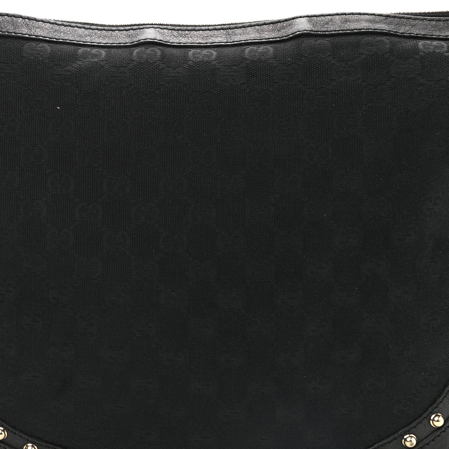 Gucci Monogram Pelham Studded Shoulder Bag Black 7 of 10