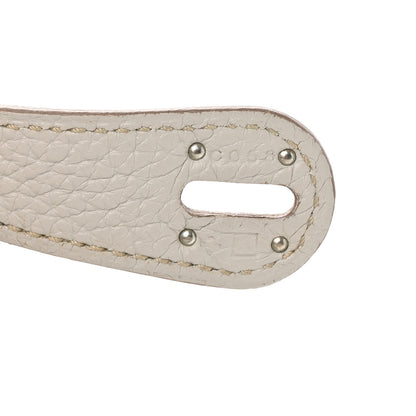 Hermes Taurillon Clemence Lindy 30 Gris Perle 7 of 18