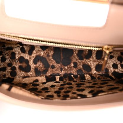 Dolce & Gabbana Calfskin Medium Sicily Clutch Handbag Pink 6 of 10