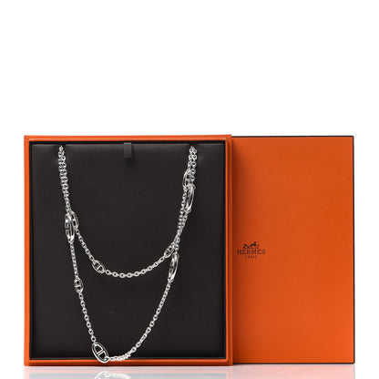 Hermes Sterling Silver Farandole Necklace 120 5 of 5